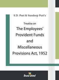  Buy TREATISE ON THE EMPLOYEES PROVIDENT FUNDS AND MISCELLANEOUS PROVISIONS ACT, 1952
